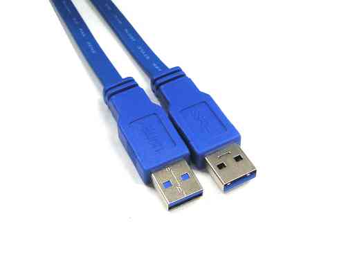 Y-C412 USB 3.0 AM to AM Flat Cable 1.5m